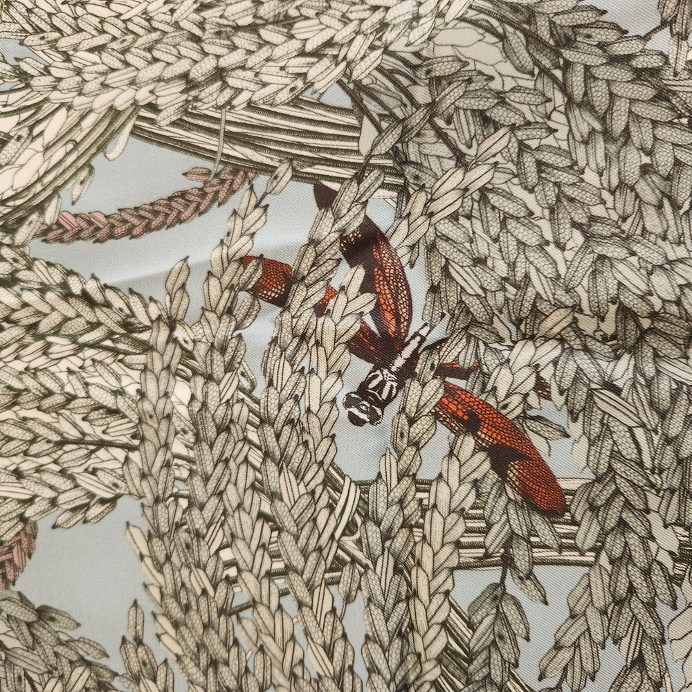 Jim Thompson Rice Silk Twill Scarf - Picture 3 of 6